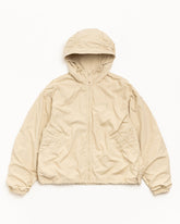 DOUBLE COTTON HOODED JACKET