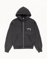 SKATE STACK ZIP HOODIE PIGMENT DYED