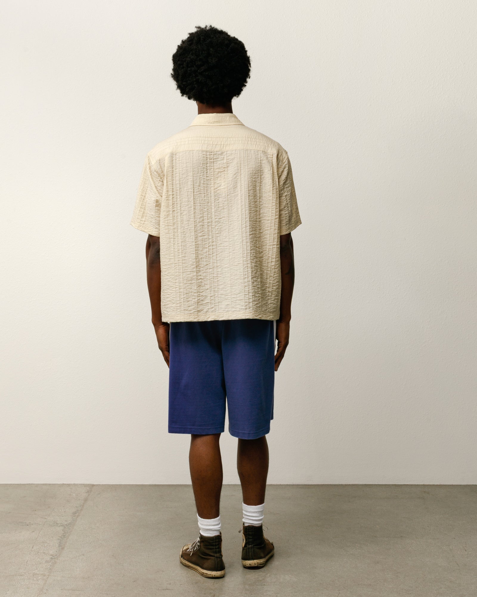 PLEATED TEXTURED SHIRT