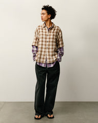 LIAM SS PLAID SHIRT