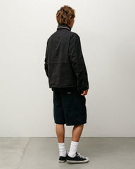 WASHED CANVAS WORK SHORT