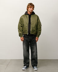 BUILT REVERSIBLE BOMBER JACKET