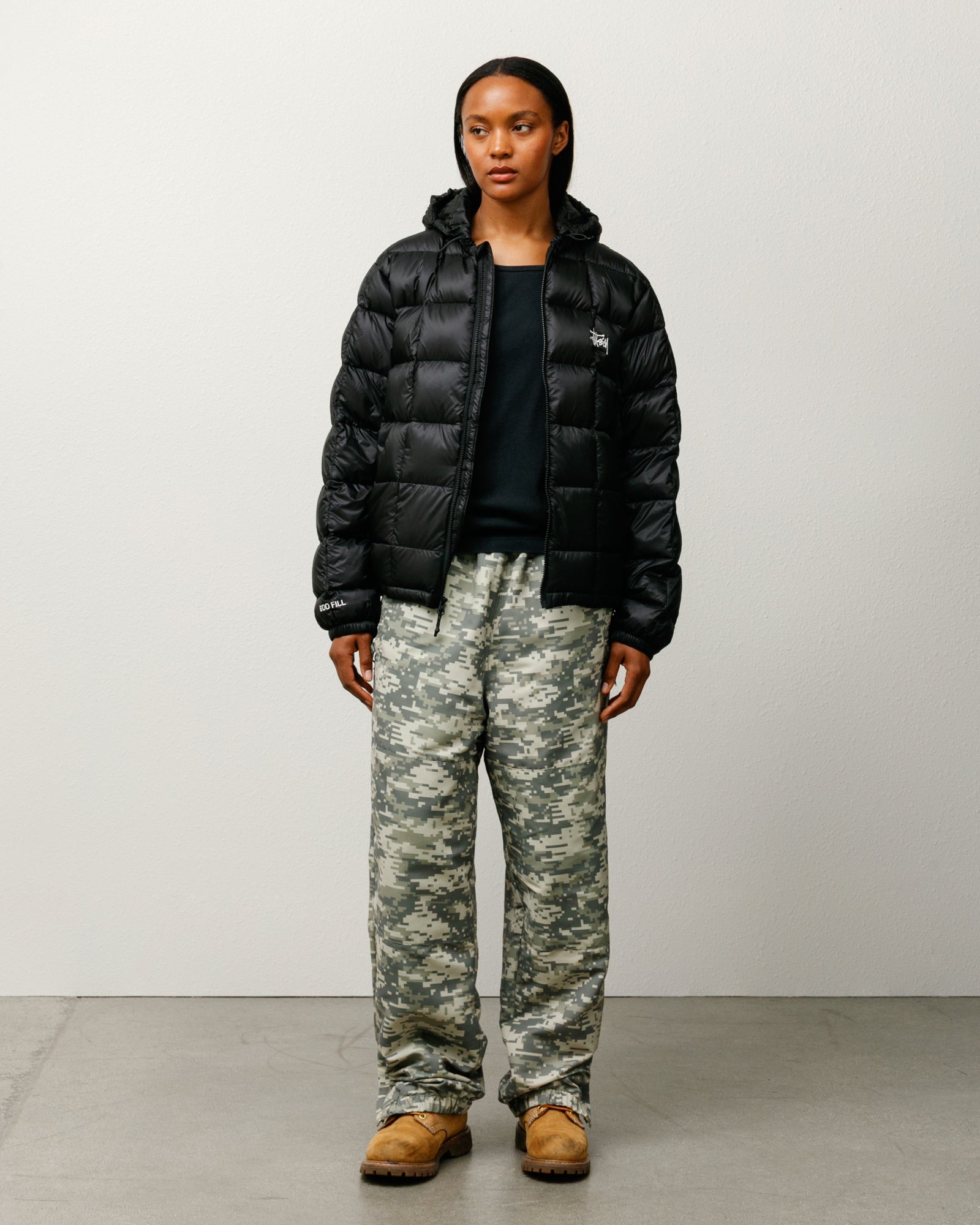MIDWEIGHT HOODED PUFFER
