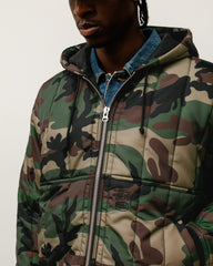 QUILTED NYLON WORK JACKET