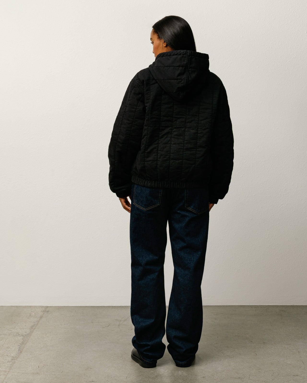 QUILTED CANVAS WORK JACKET