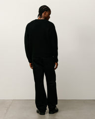 WAFFLE CASHMERE SWEATER