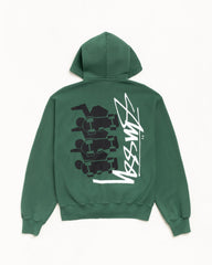 SKATE STACK ZIP HOODIE PIGMENT DYED