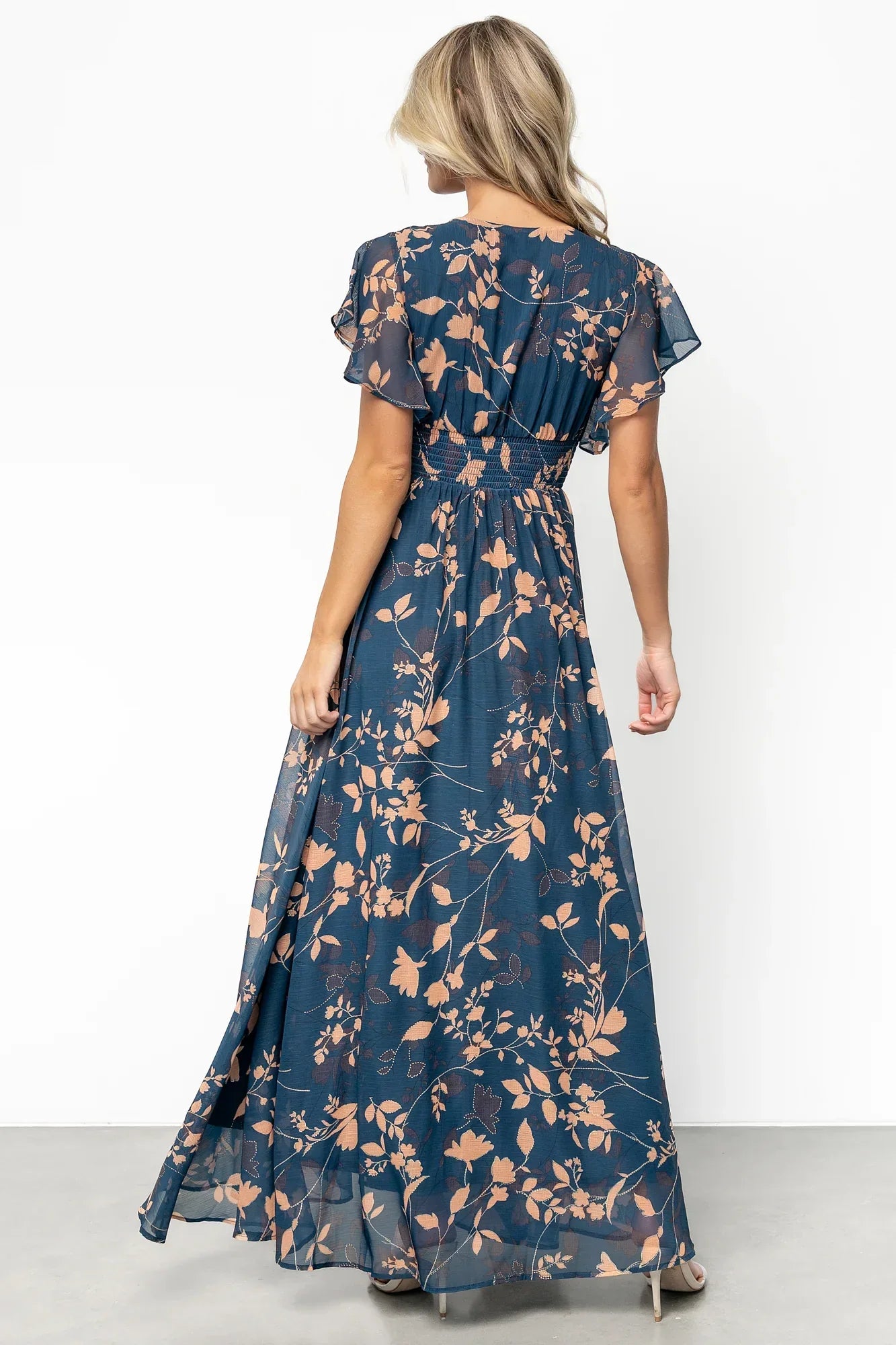 Lynlee Metallic Maxi Dress | Topaz