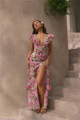 Truly Mesmerising Maxi Dress Pink