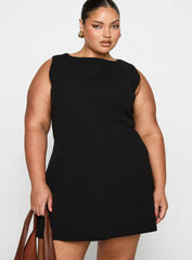 Anse Mini Dress Black Curve